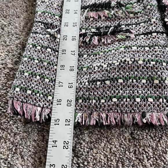 Boden Tweed Multicolor  3/4 Sleeve Blazer Size US 6 - Picture 7 of 9